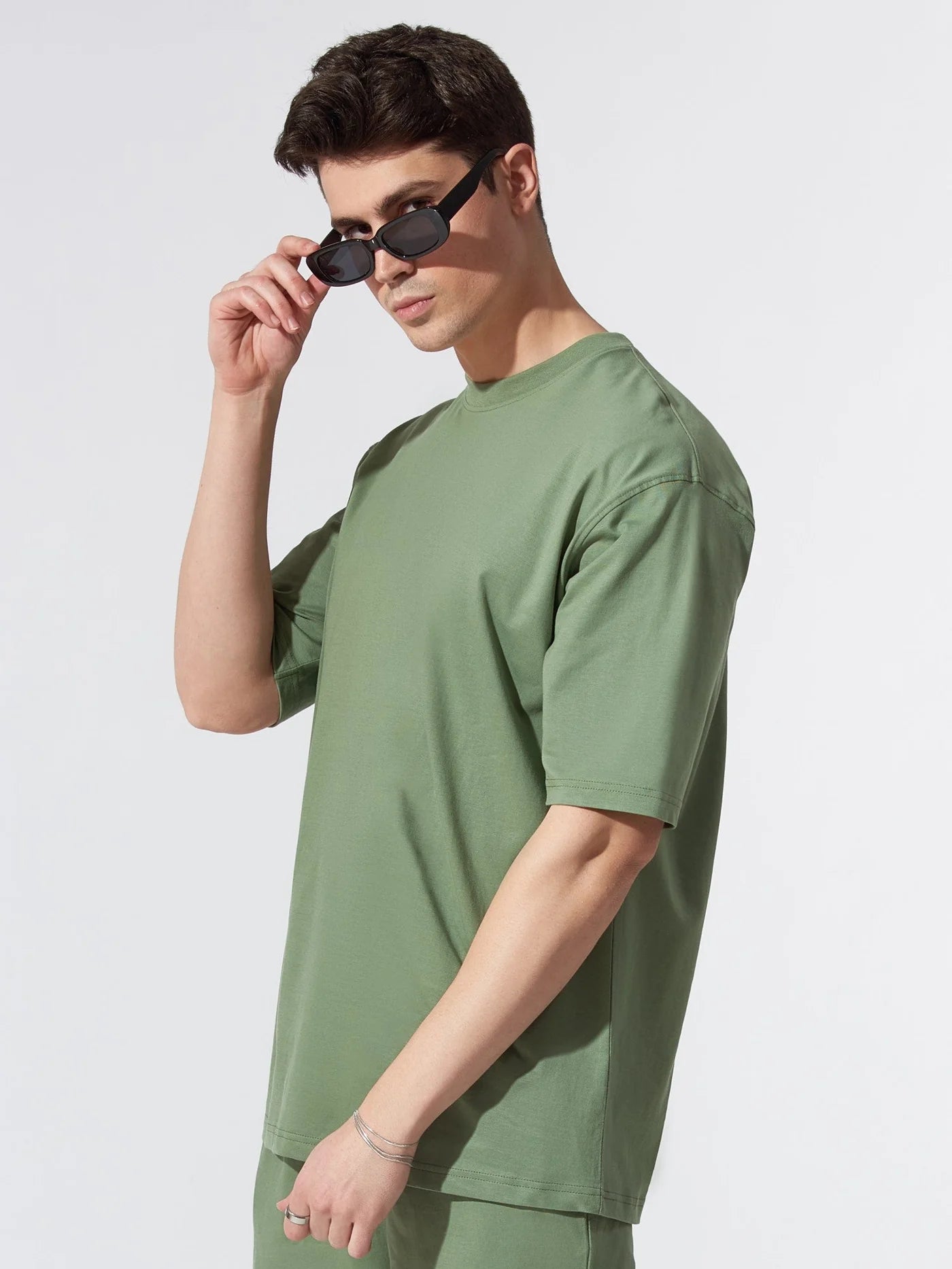 Hunter Green Over -Sized Tshirt