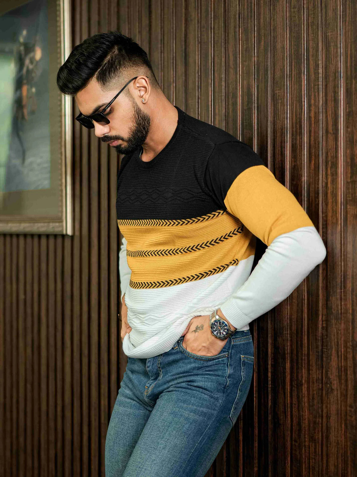 Multi Cotton Full Sleeve Premium T Shirt