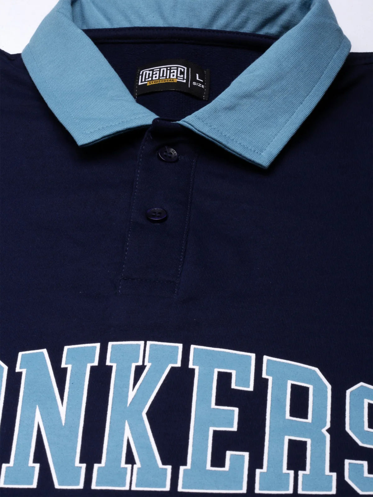 Yonkers Navy Over-Sized T-shirt